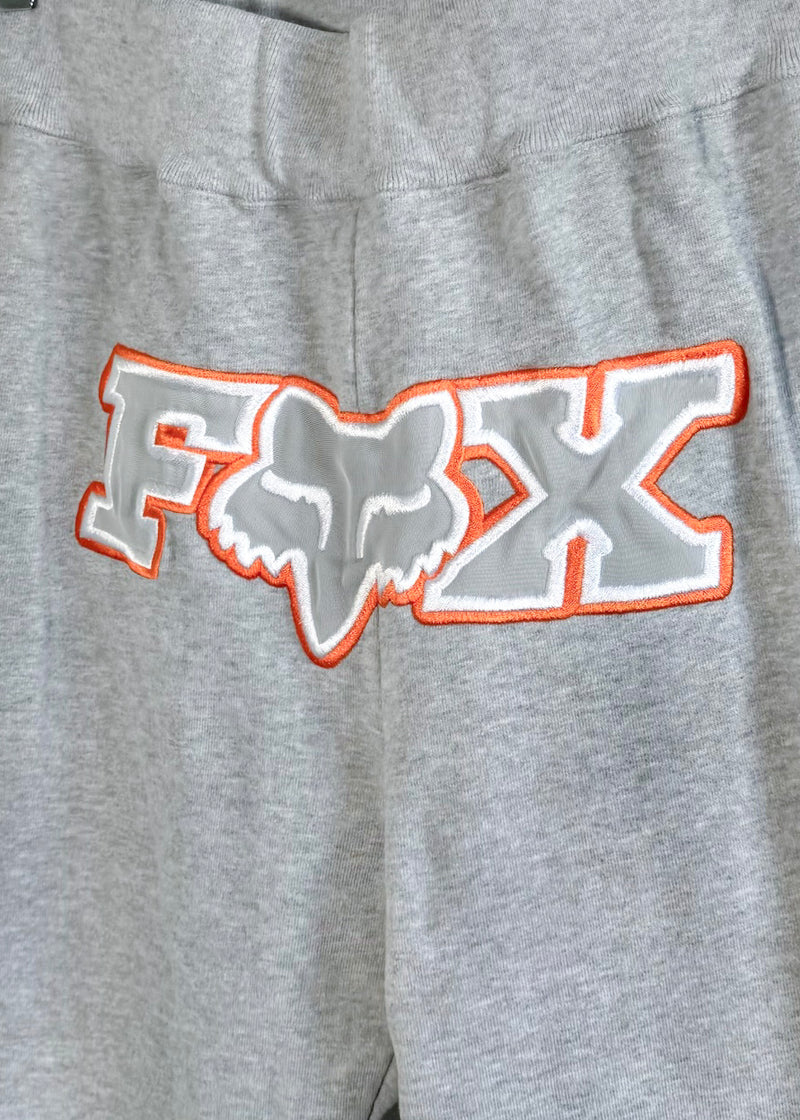 Pantalon de survêtement avec logo Supreme X Fox gris orange