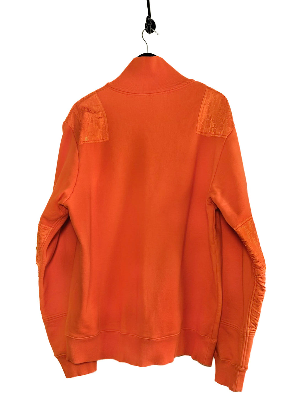 Dior Ski Orange Jacquard Half Zip Sweatshirt