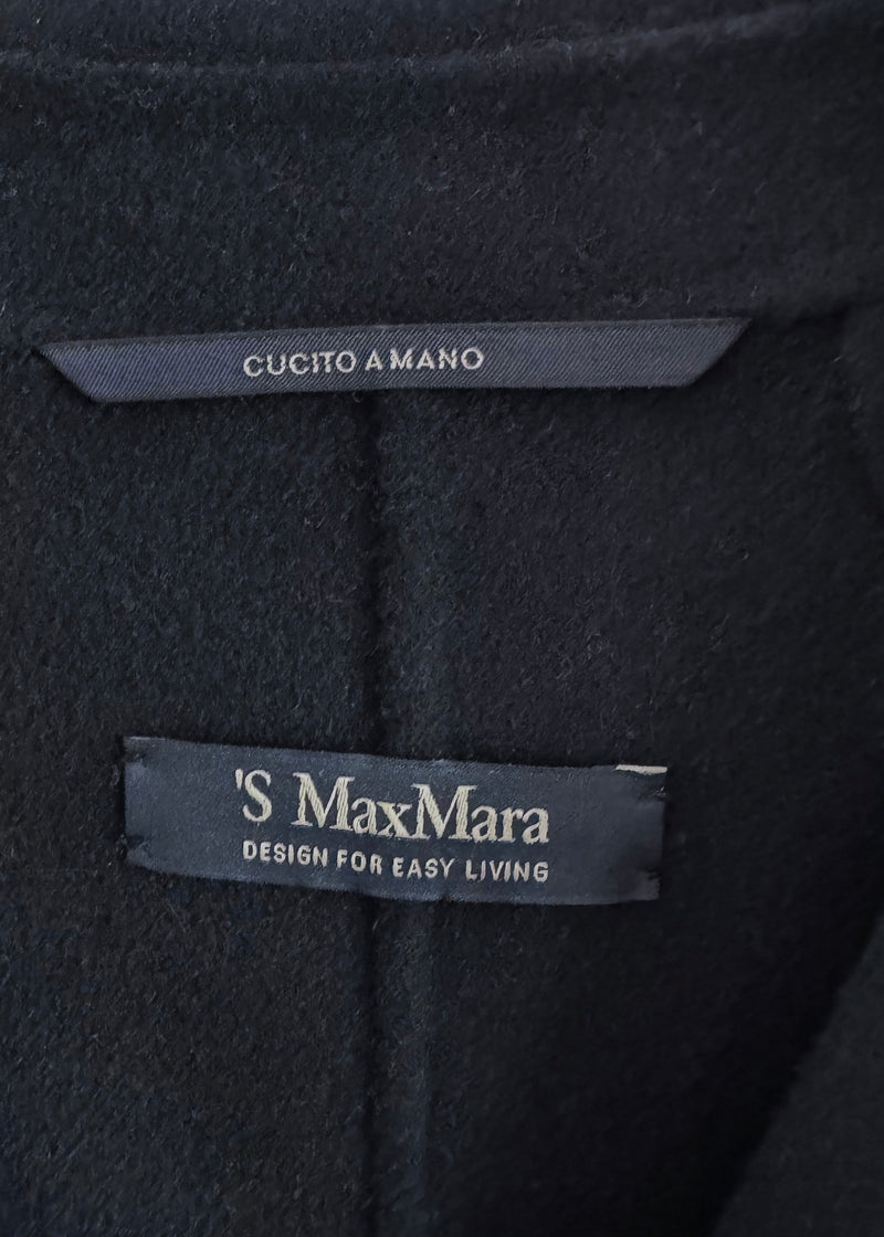 Manteau en laine Argo bleu marine S Max Mara