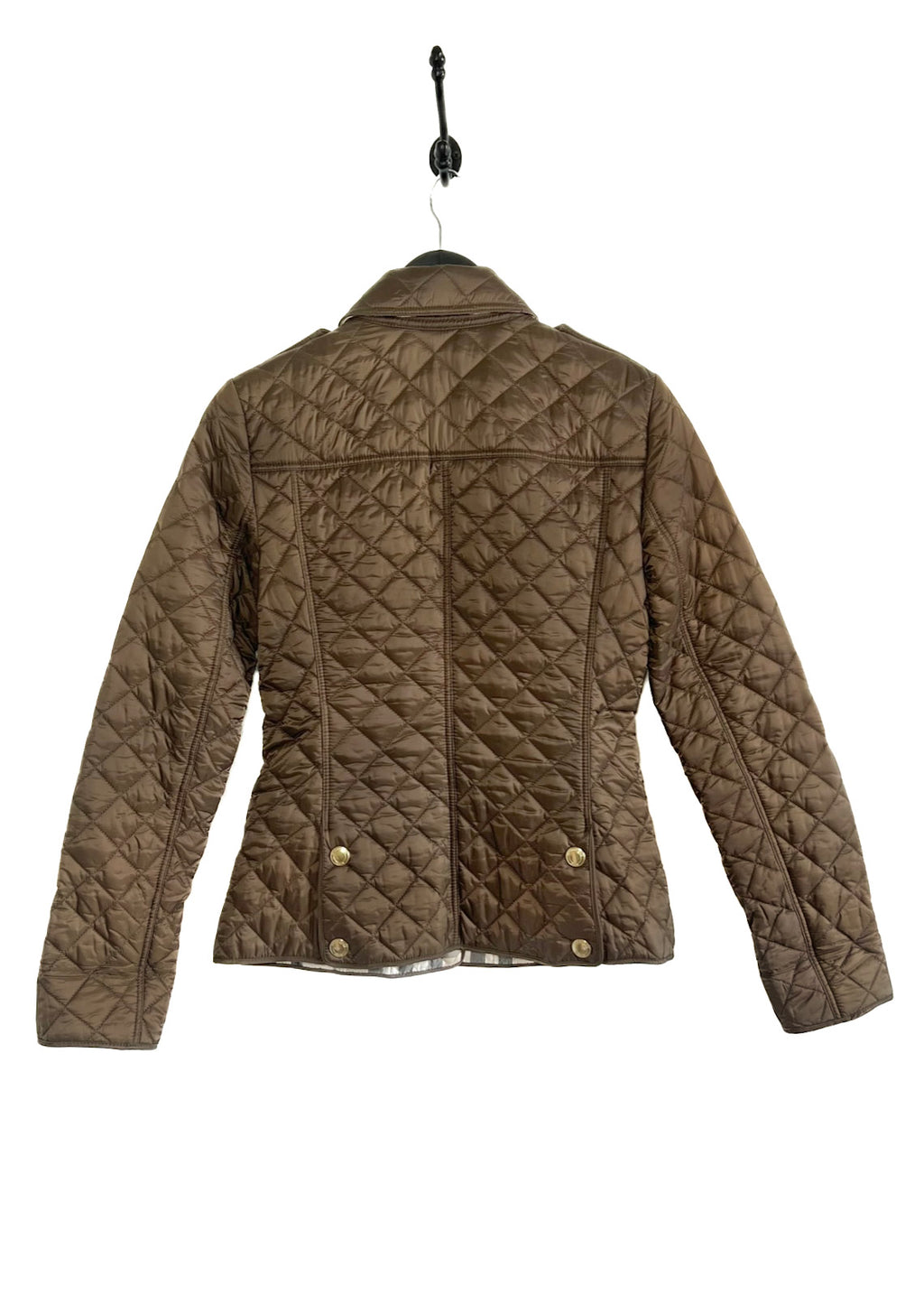 Burberry Brit Kencott Brown Nylon Quilted Jacket