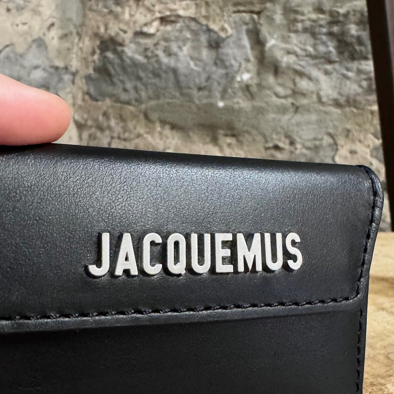 Portefeuille à lanière noir avec logo Jacquemus Le Porte Jacquemus