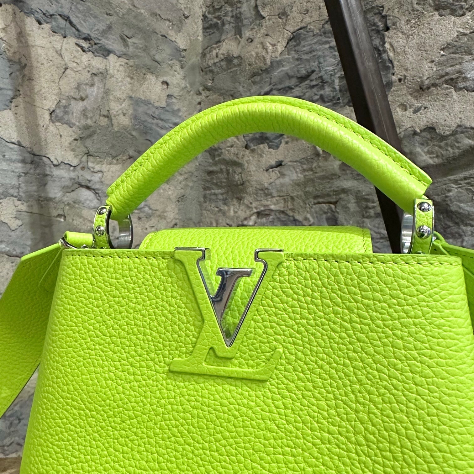 Louis Vuitton Ostrich Capucines Mini - Green Handle Bags, Handbags -  LOU763847