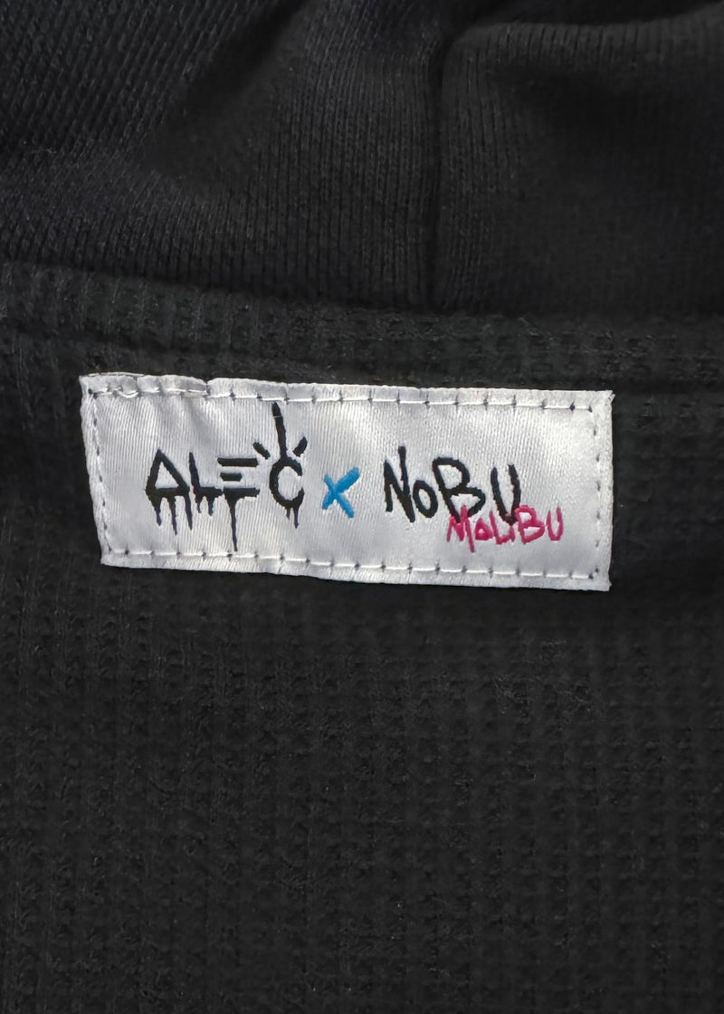 Sweat à capuche noir﻿ Alec Monopoly Nobu Malibu