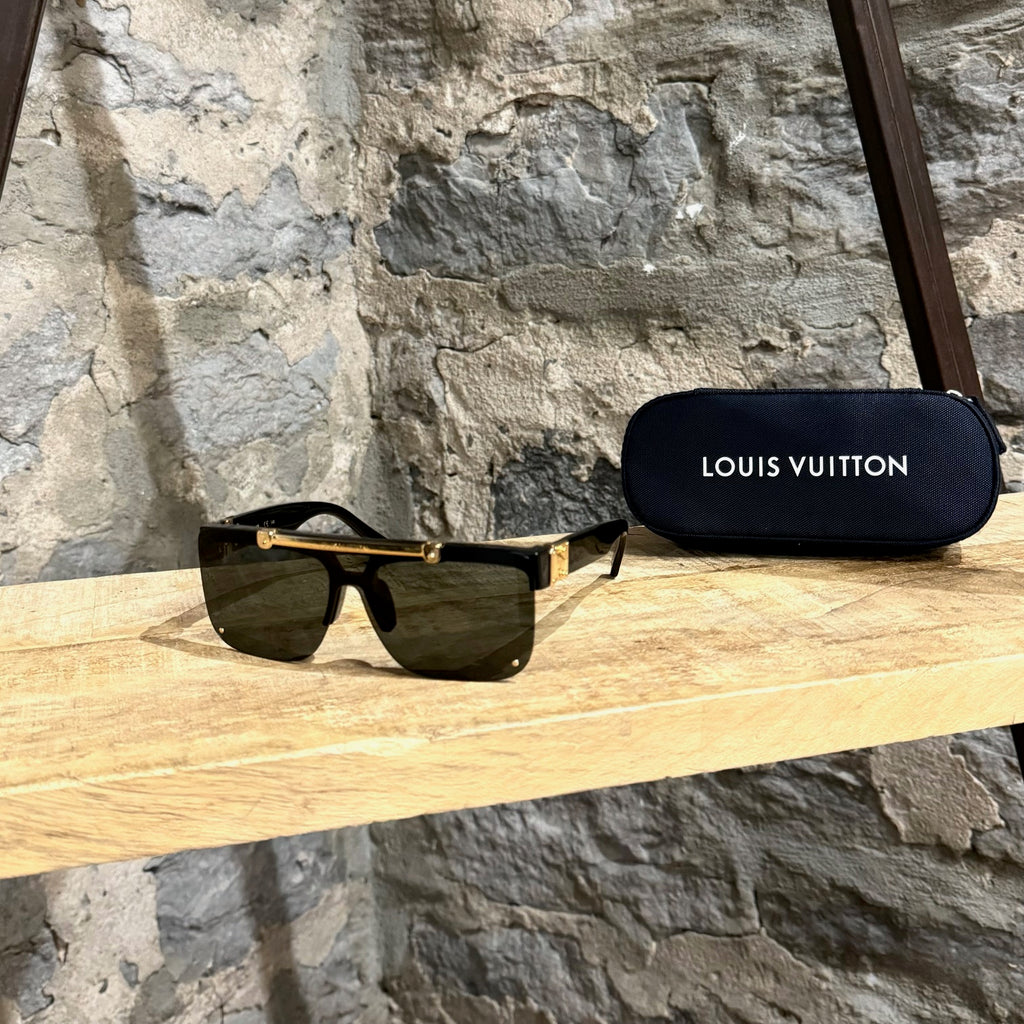 Lunettes de soleil Louis Vuitton Z1194E 2019 Show Flip Square noires
