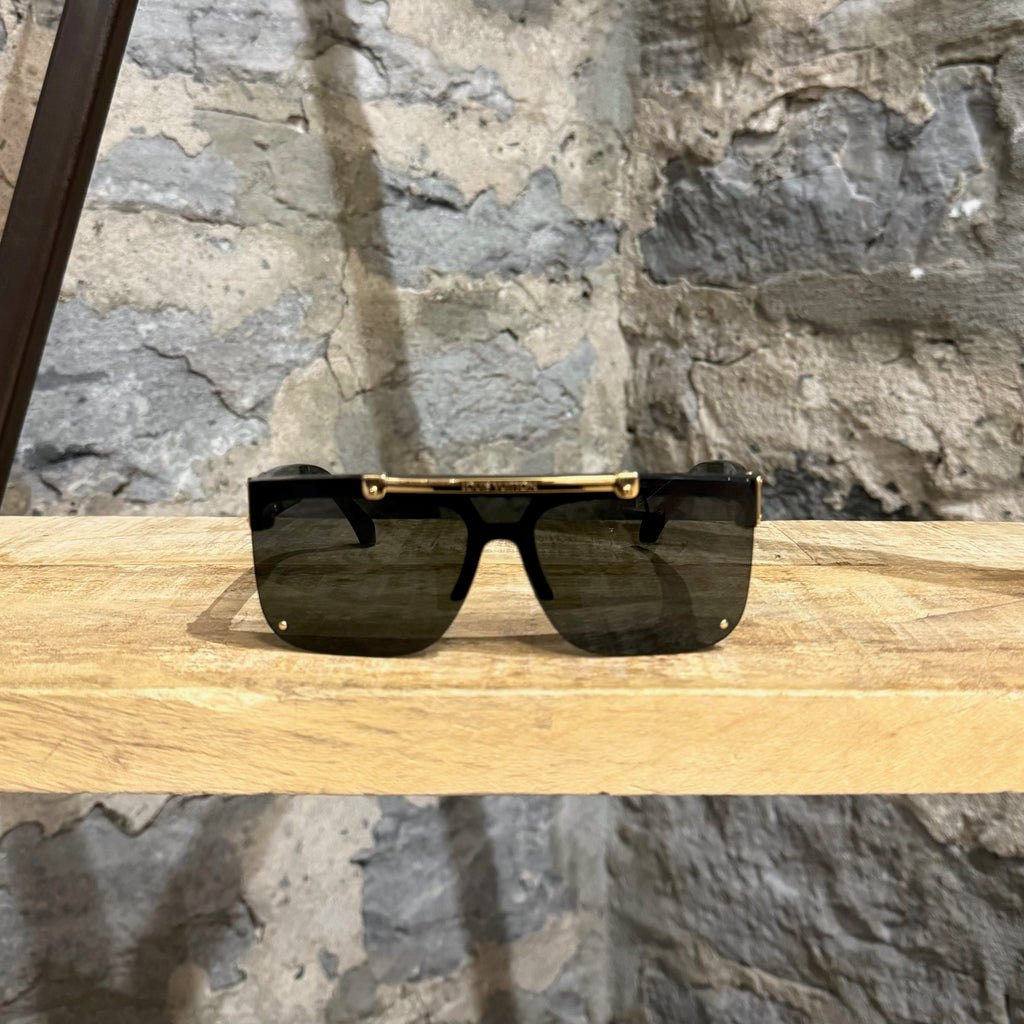 Louis Vuitton Z1194E 2019 Show Flip Square Black Sunglasses