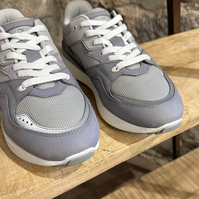 Dior B29 Grey Mesh Suede Reflective Low-top Sneakers