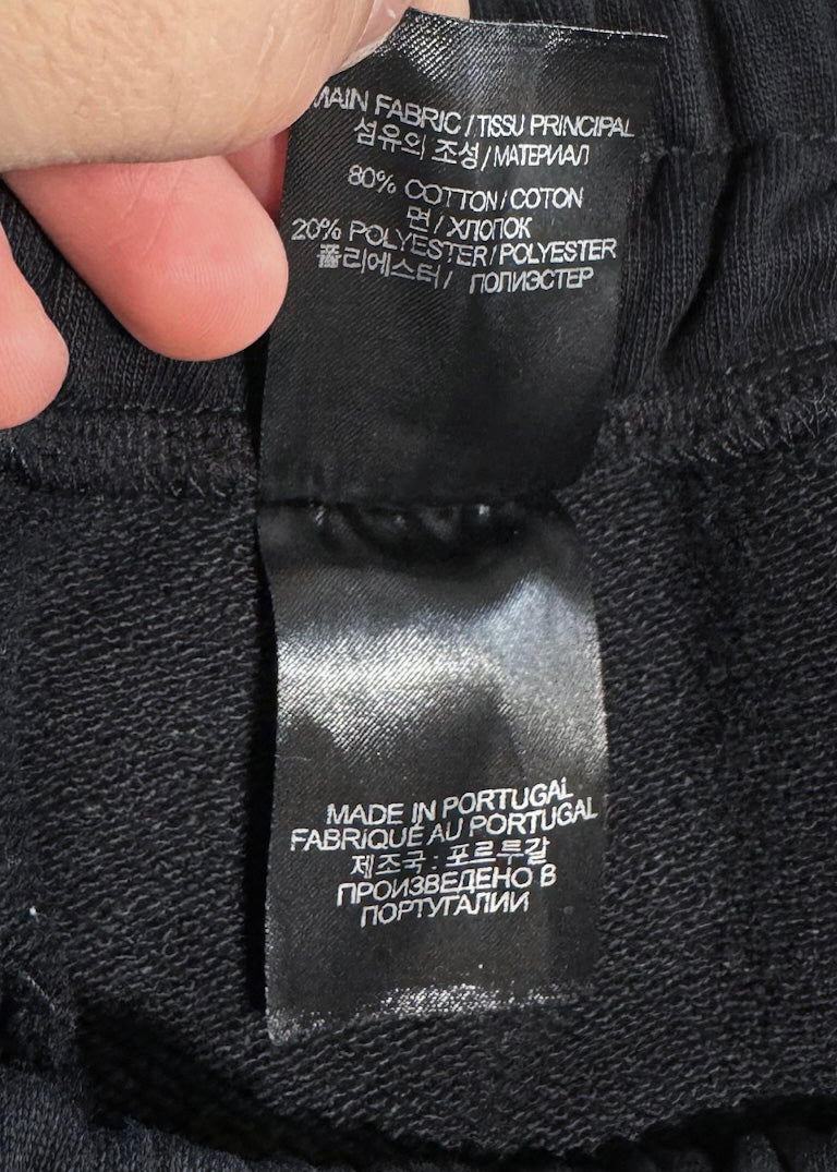 Pantalon de survêtement à logo drapeau noir Vêtements