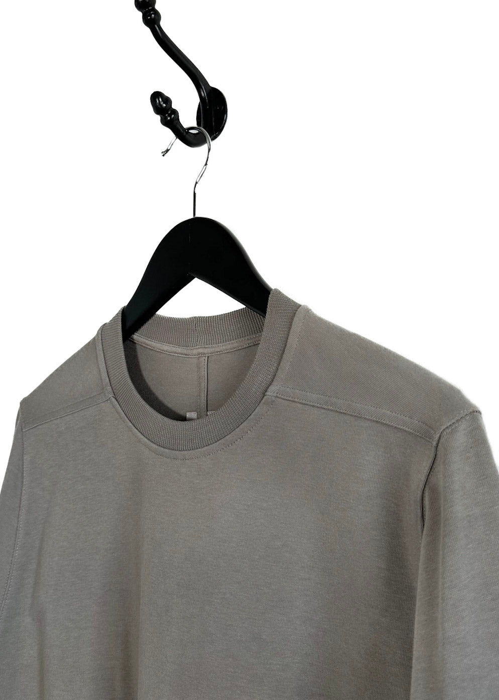 Rick Owens SS21 Phlegethon Dust Grey Long Sleeves T-shirt