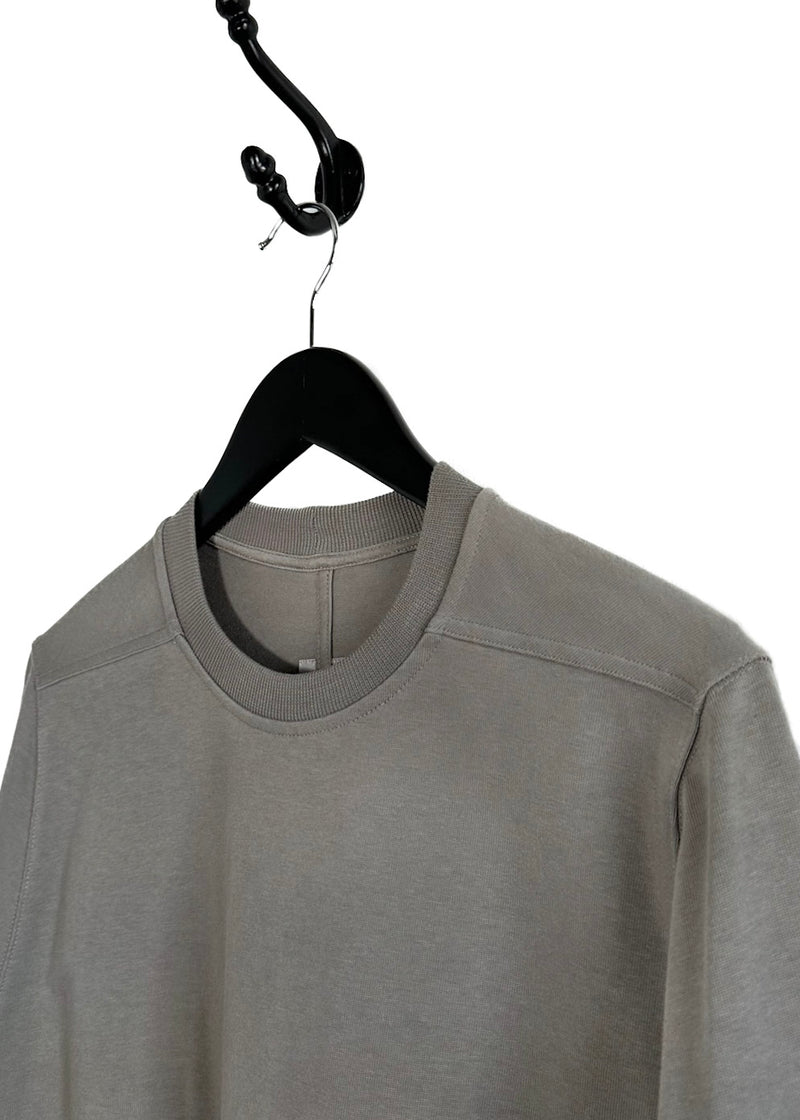 T-shirt manches longues gris Rick Owens SS21 Phlegethon Dust