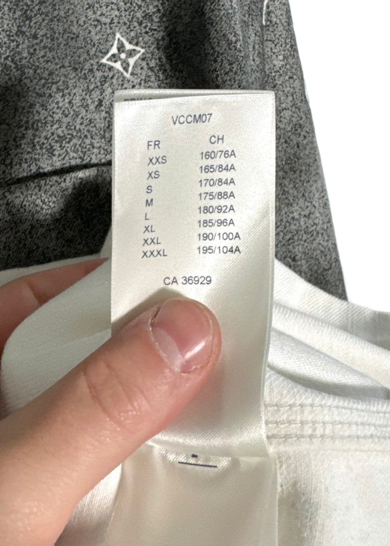 Louis Vuitton Beige Grey Overshirt Gradient Monogram