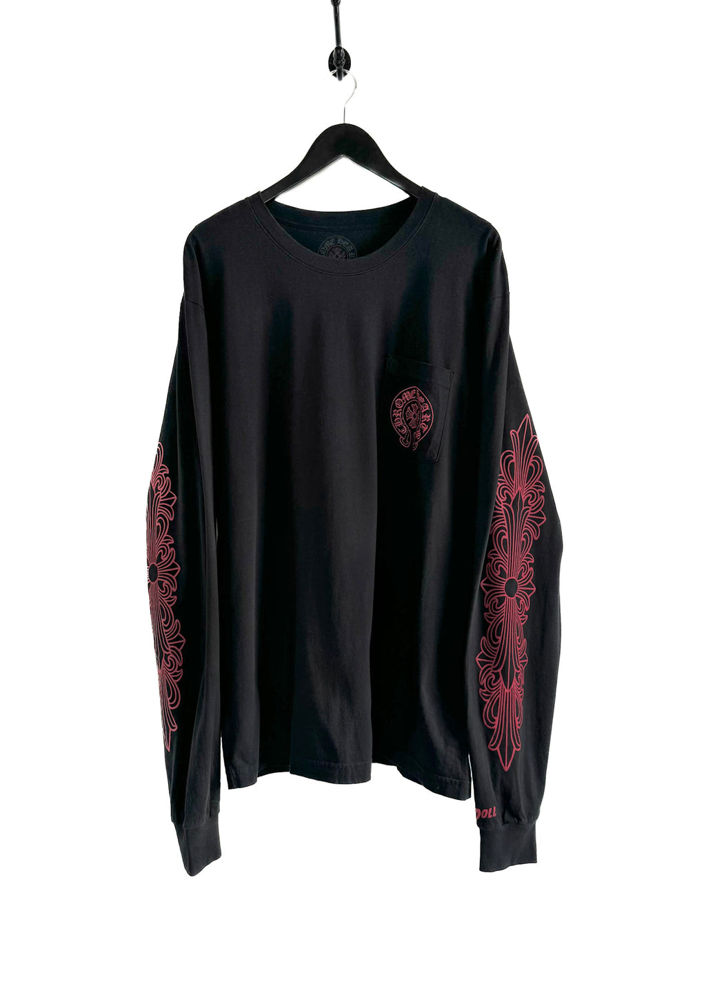 Chrome Hearts X Deadly Doll Fire of Love Long Sleeves T-shirt