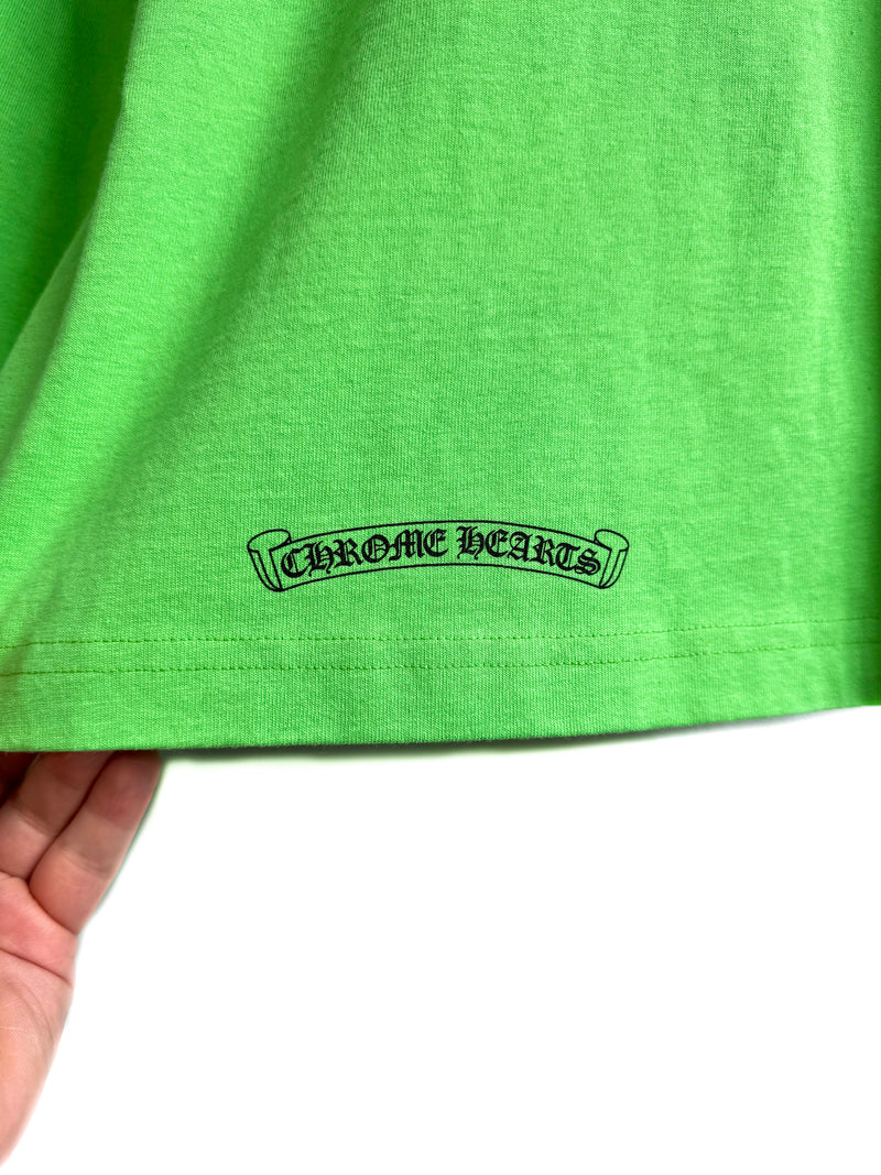 T-shirt à manches longues vert fluo Chrome Hearts Matty Boy Sex Records