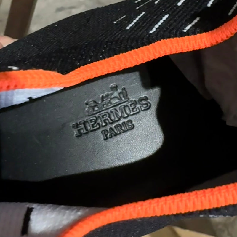 Hermès Black Eclair Technical Knit Sneakers