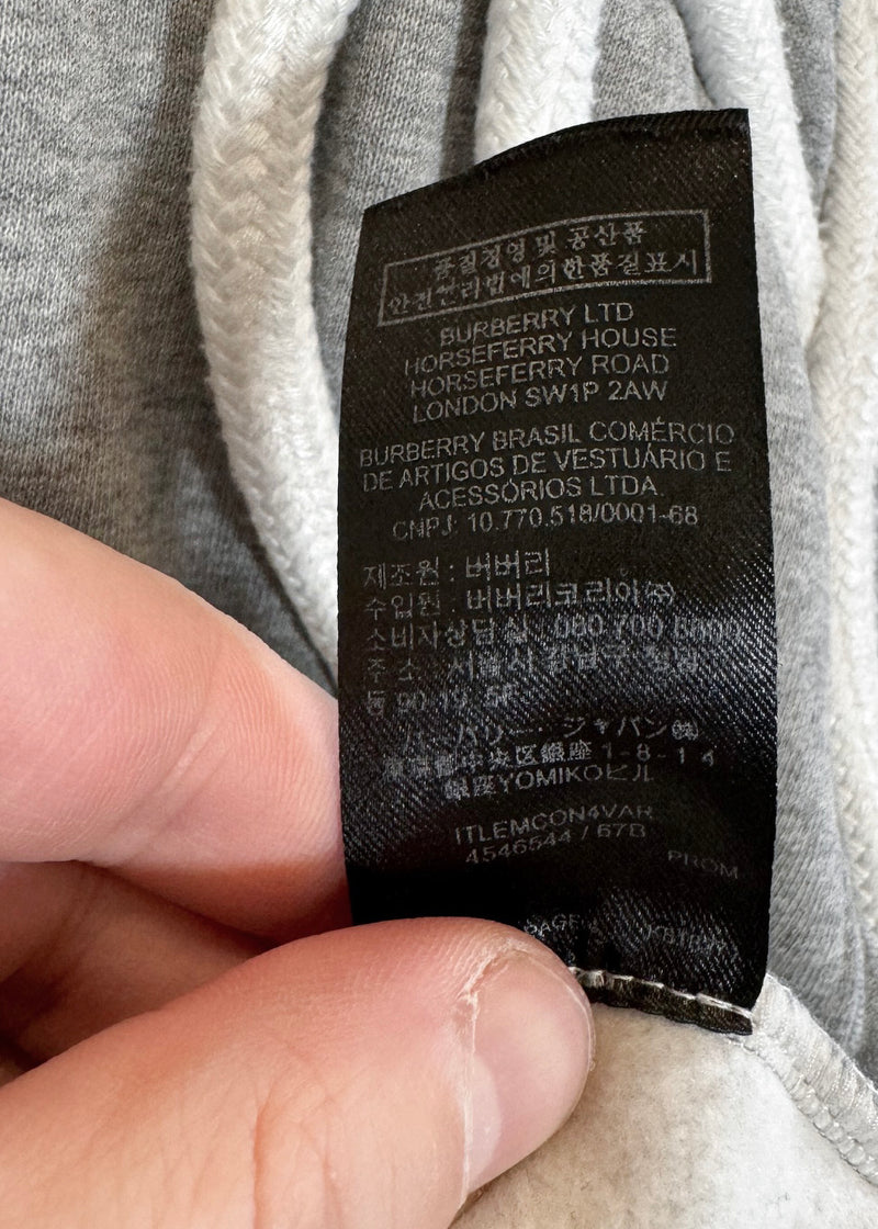 Burberry 2017 Limited Edition Rope Appliqué Grey Unisex Sweatshirt