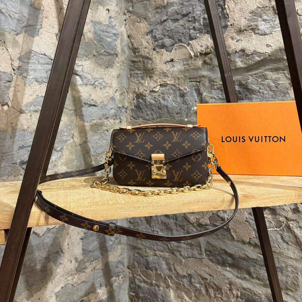 Sac à bandoulière Louis Vuitton Monogram Pochette Metis East West