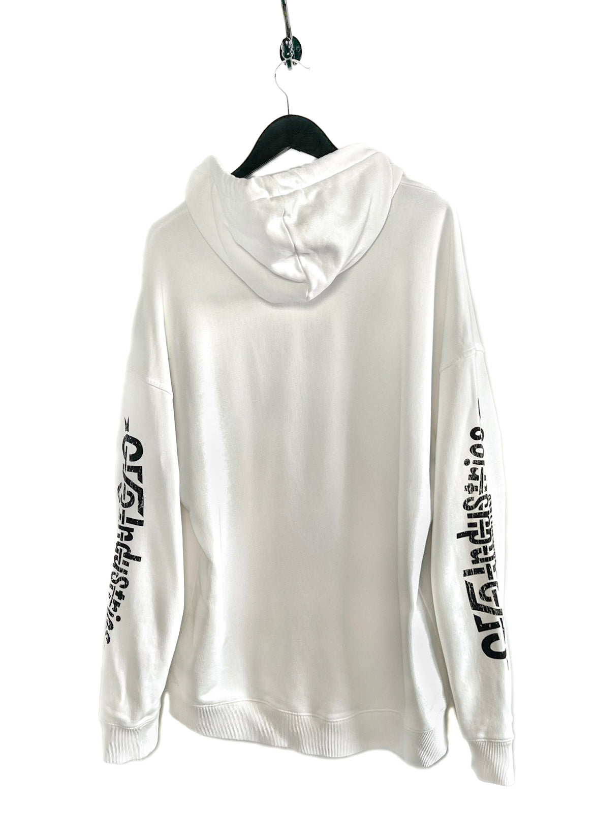 Givenchy GV3 Industries Logo Print Ivory Hoodie – Boutique LUC.S