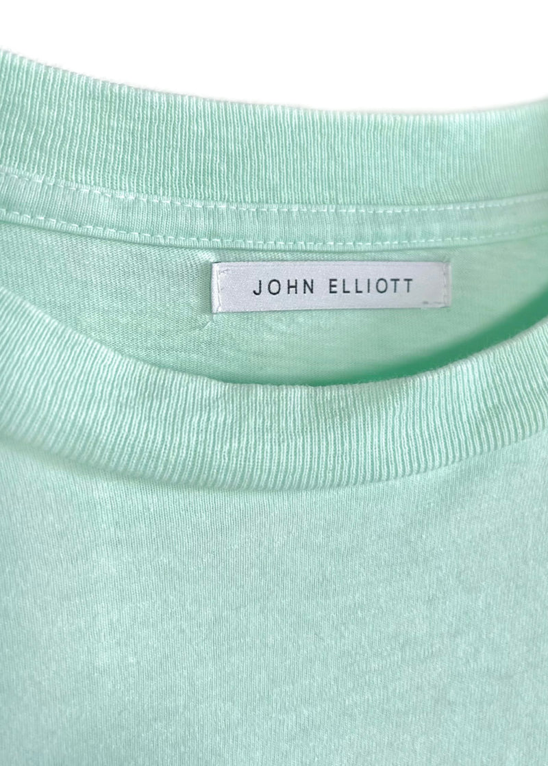 T-shirt à manches longues vert menthe John Elliot University