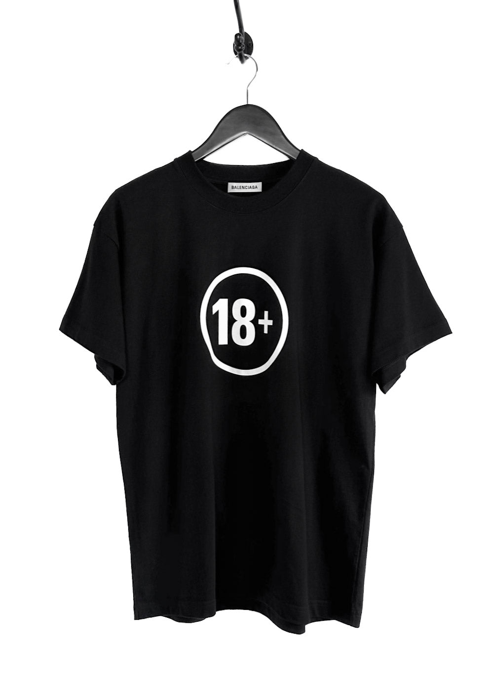 Balenciaga 2019 18+ Black Graphic T-shirt