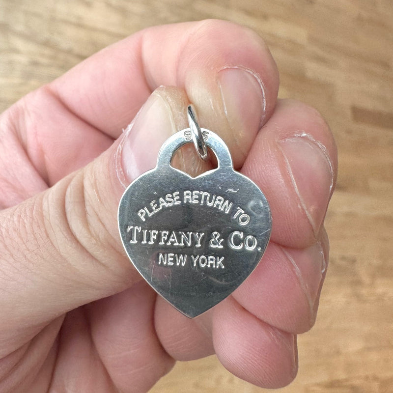 Breloque en forme de cœur en argent﻿ Tiffany & Co Return To Tiffany