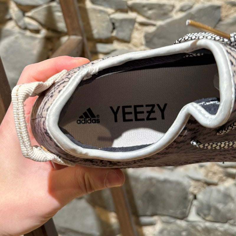 Interior of Adidas YEEZY 350 Cleat Turtle Dove American Football Sneakers