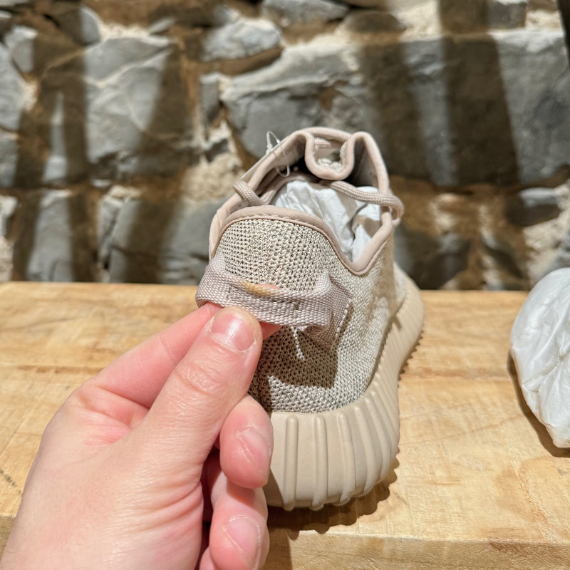 Back close up of Adidas YEEZY 350 Oxford Tan Low-top Sneakers