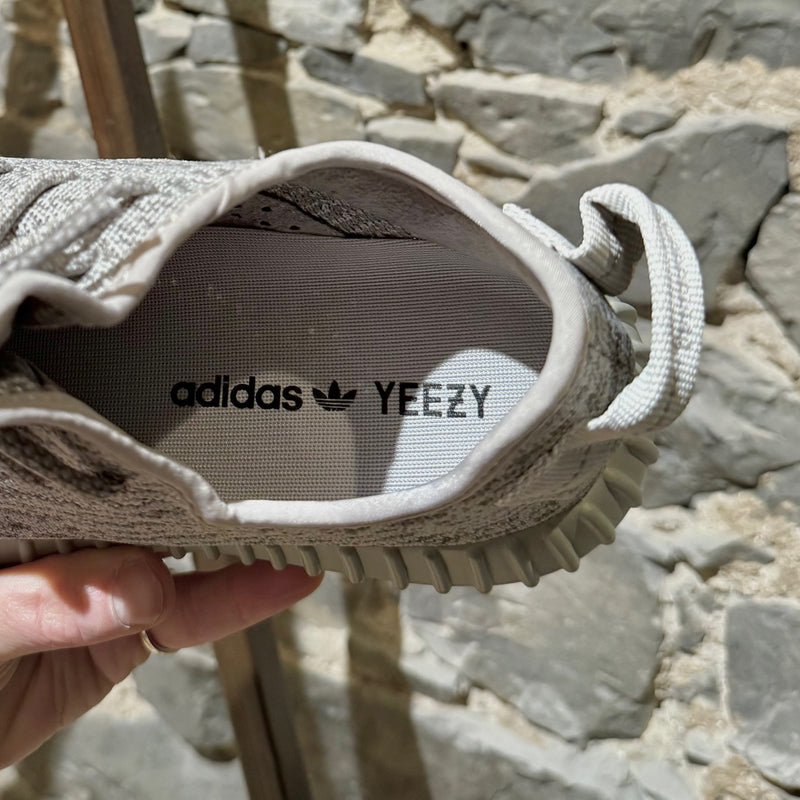 Interior of Adidas YEEZY Boost 350 Moonrock Grey Low-top Sneakers