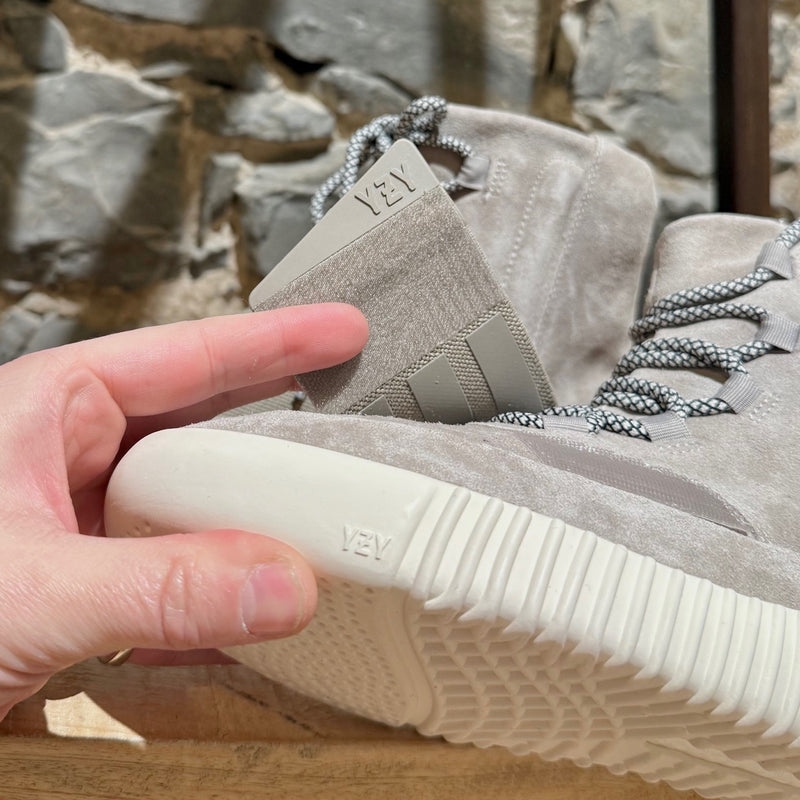 Outsole close up of Adidas YEEZY Boost 750 Light Brown High-top Sneakers