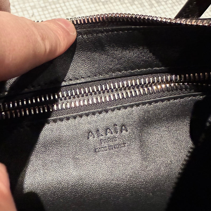 Alaïa Le Demi Leopard Calf Pony Hair Bag