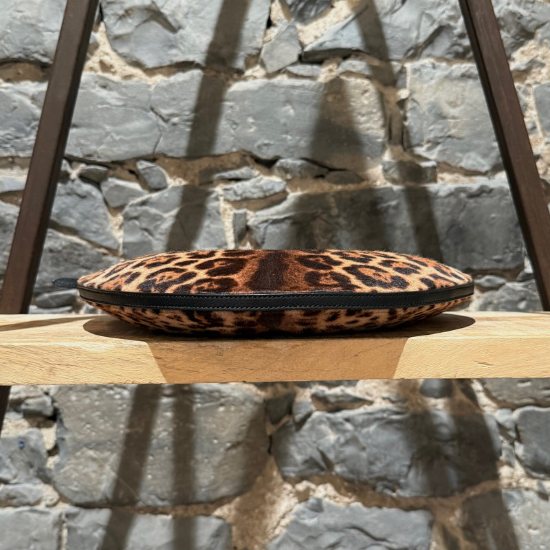 Alaïa Le Demi Leopard Calf Pony Hair Bag