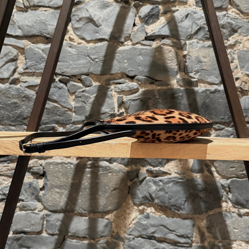 Alaïa Le Demi Leopard Calf Pony Hair Bag