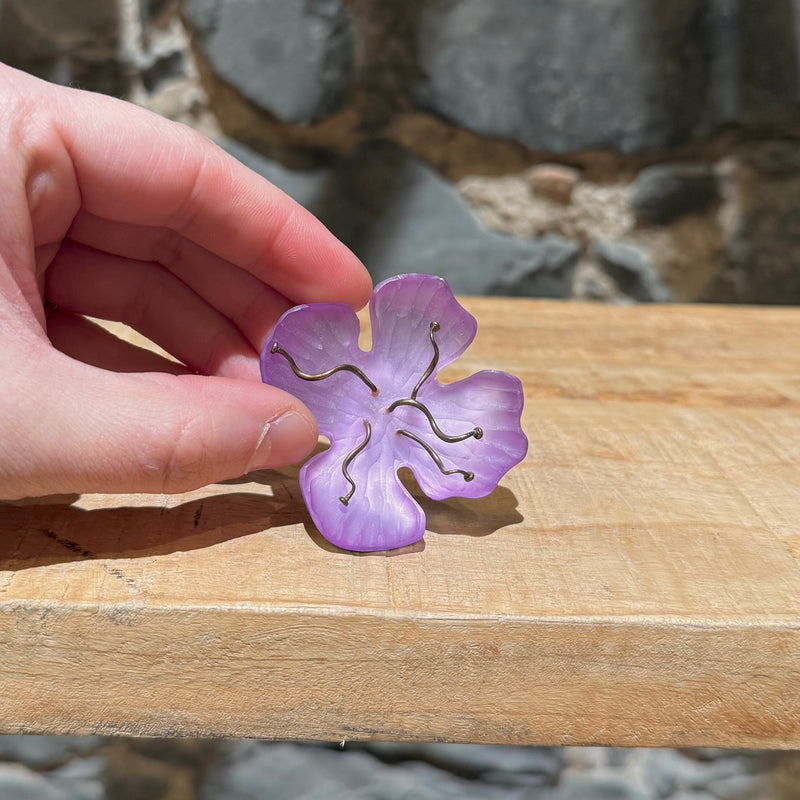 Alexis Bittar Lilac Floral Brooch