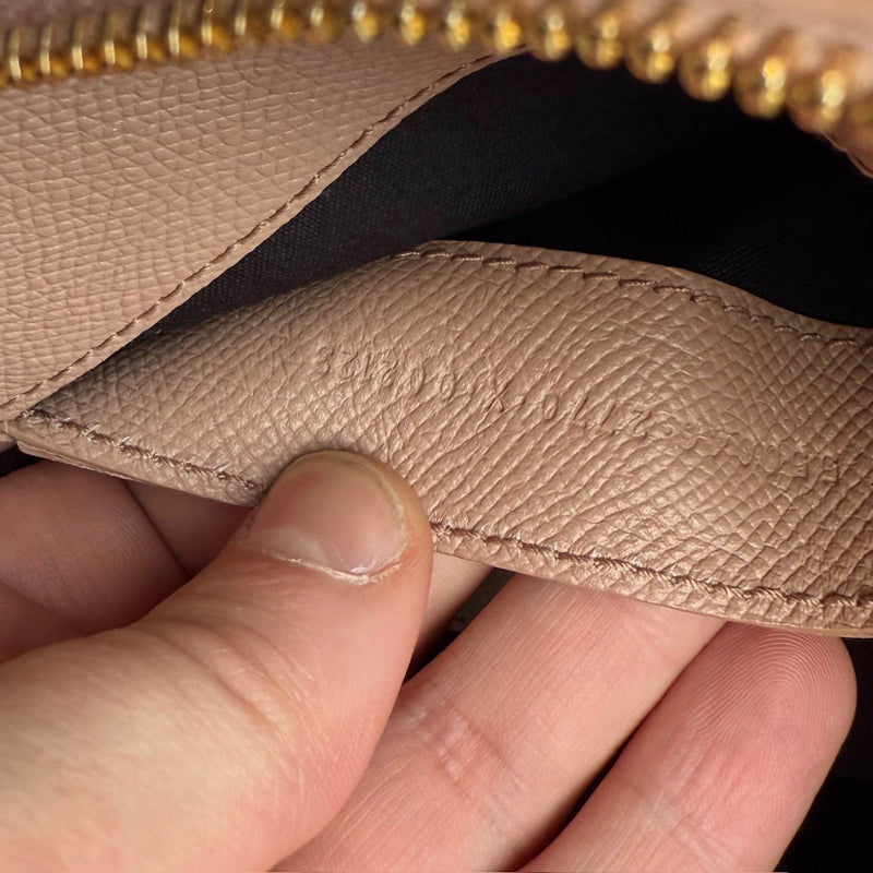 Stamps of Balenciaga Dusty Pink Leather XXS Ville Handbag