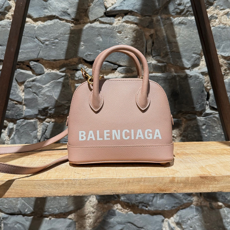 Main photo of Balenciaga Dusty Pink Leather XXS Ville Handbag