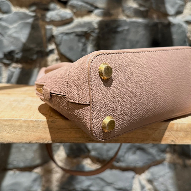 Bottom corners of Balenciaga Dusty Pink Leather XXS Ville Handbag