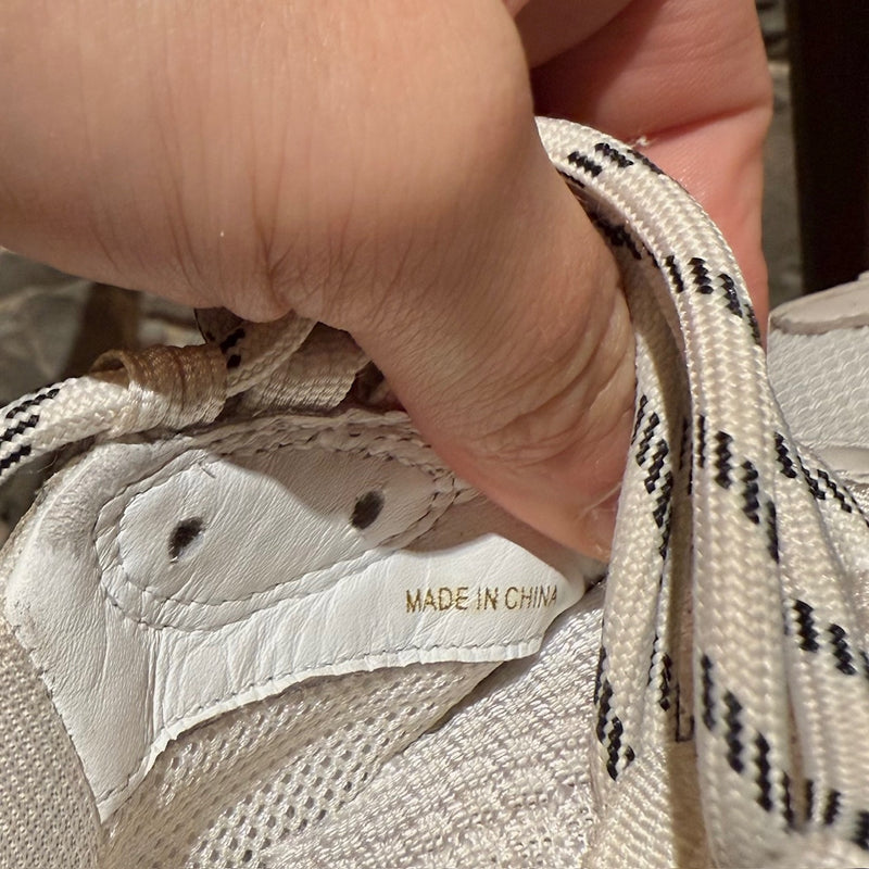 Stamps of Balenciaga White Triple S Chunky Sneakers