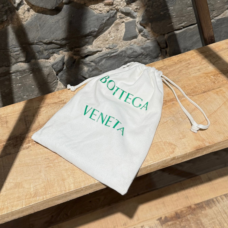 Branded dustbag of Bottega Veneta Burgundy Leather Gold Drop Buckle Thin Belt