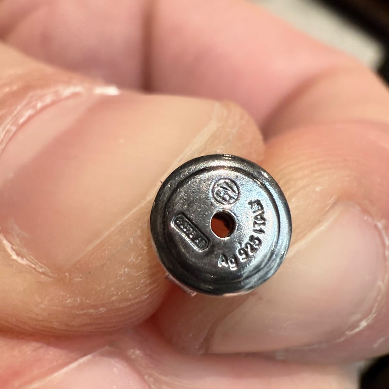 Bottega Veneta Silver Small Drop Earrings