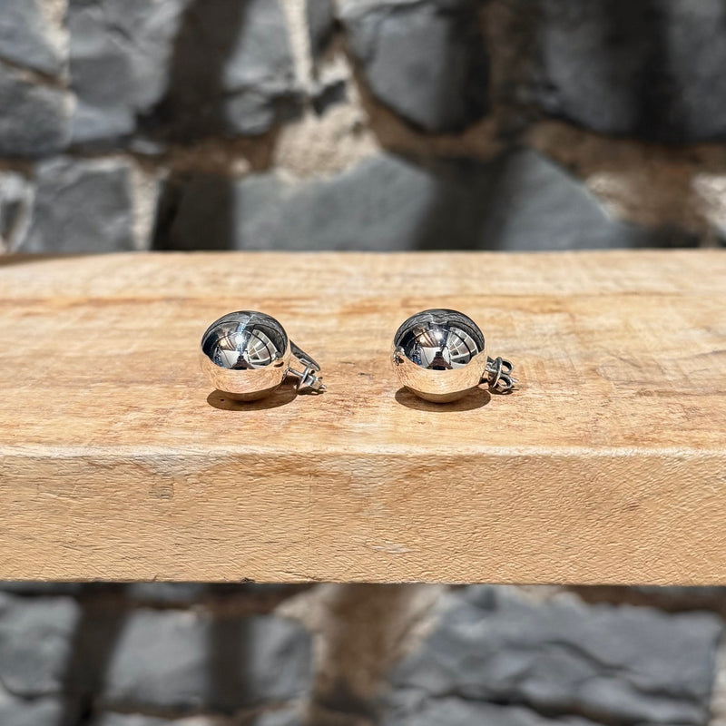 Bottega Veneta Silver Small Drop Earrings