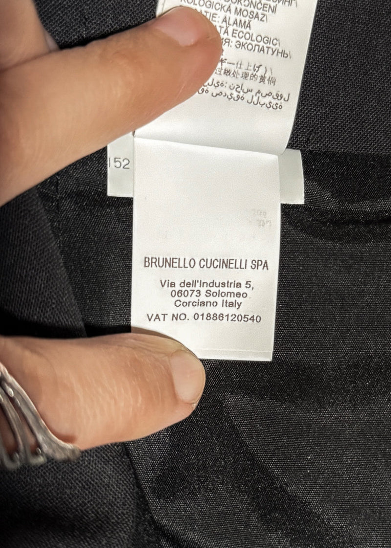 Labels of Brunello Cuccinelli Monili Belted Black Skirt