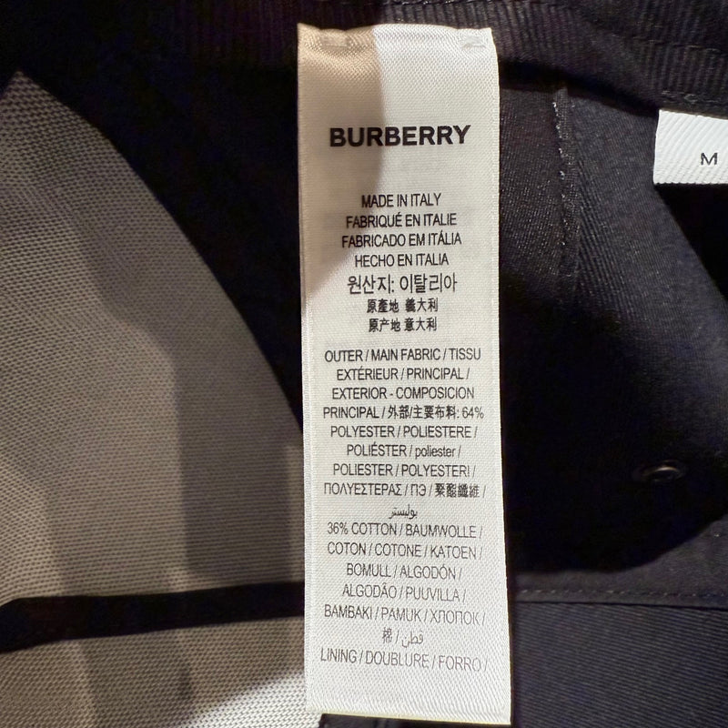 Labels of Burberry Beige Micro Check Trucker Cap