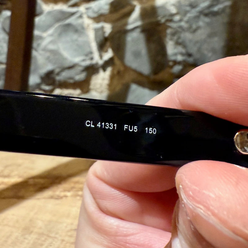 Serial number of Céline CL41331 Black Tortoiseshell Square Optical Glasses