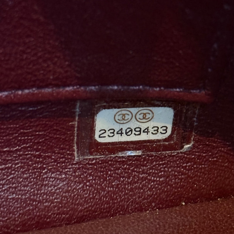 Stamps of Chanel 2017 Black Medium Trendy Quilted Top Handle Shoulder Bag