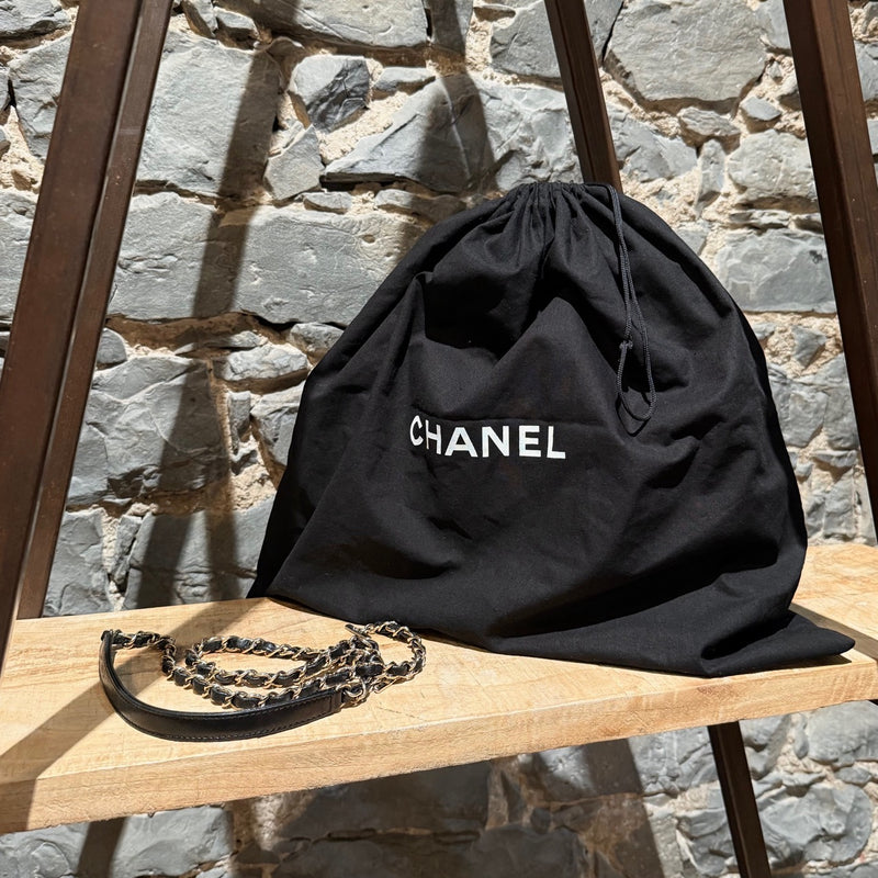 Branded dustbag of Chanel 2017 Black Medium Trendy Quilted Top Handle Shoulder Bag