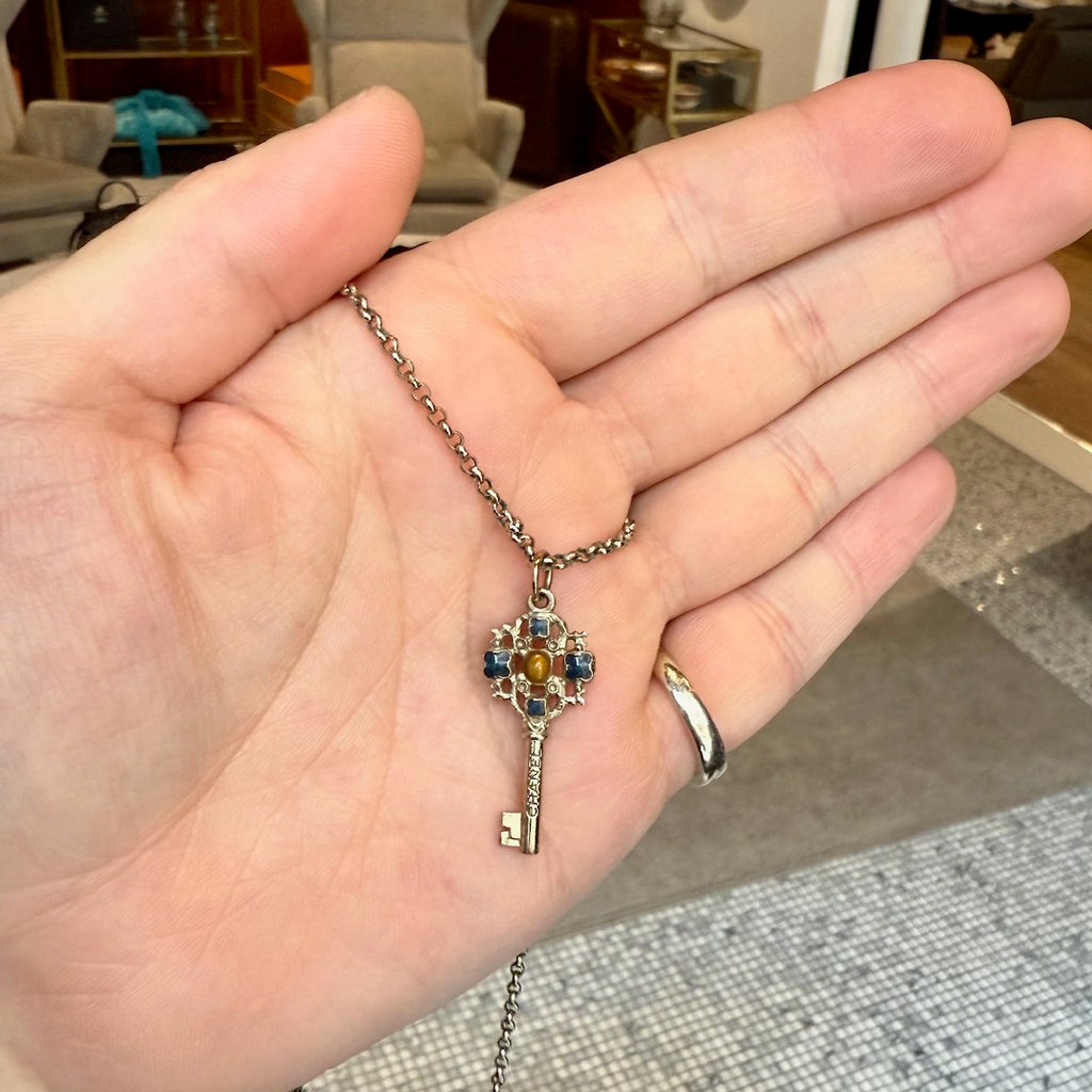 Chanel 2017 Key CC Chain Necklace