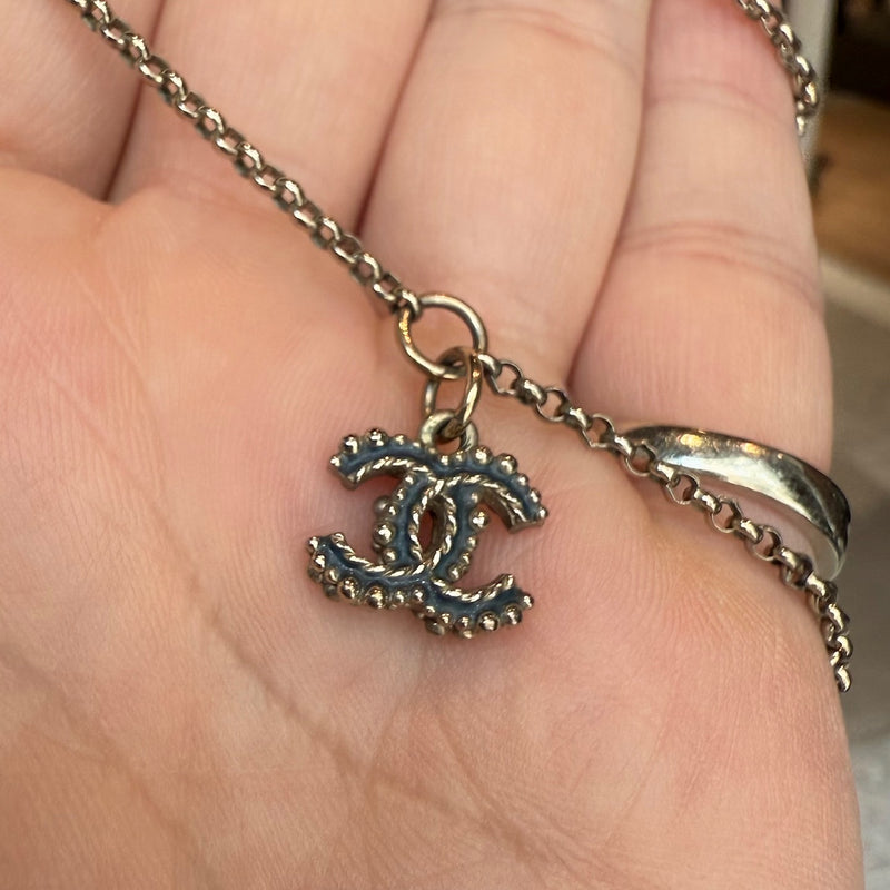 Close-up on Chanel 2017 Key CC Chain Necklace