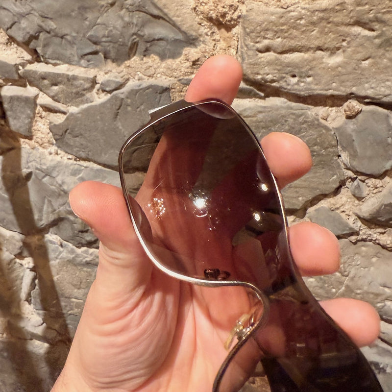 Lens of Chanel 4177 Brown Pearl Collection Shield Sunglasses