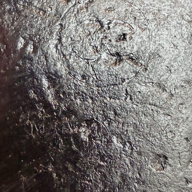 Stamps of Chanel Black Crumpled Leather Chain Accent Quilted Wedge Sandals