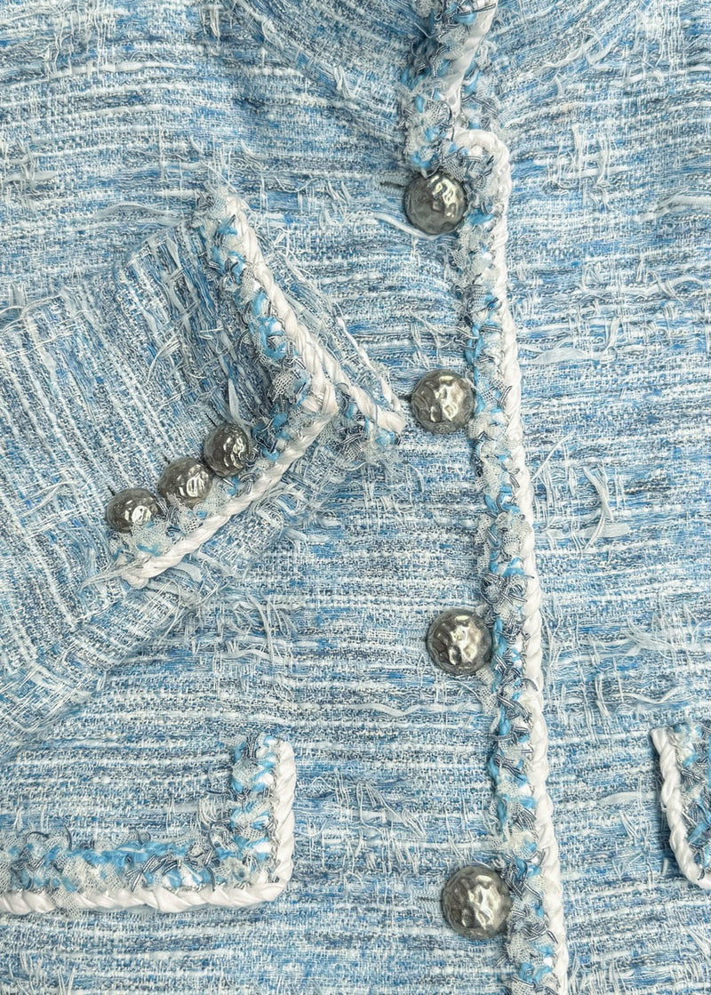 Hardware of Chanel SS15 Blue Fantasy Tweed Short Jacket