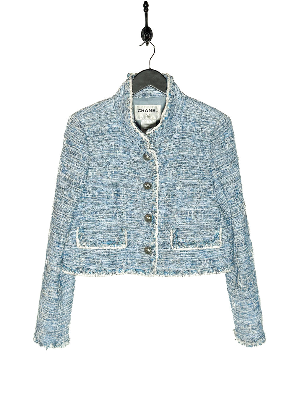 Main photo of Chanel SS15 Blue Fantasy Tweed Short Jacket