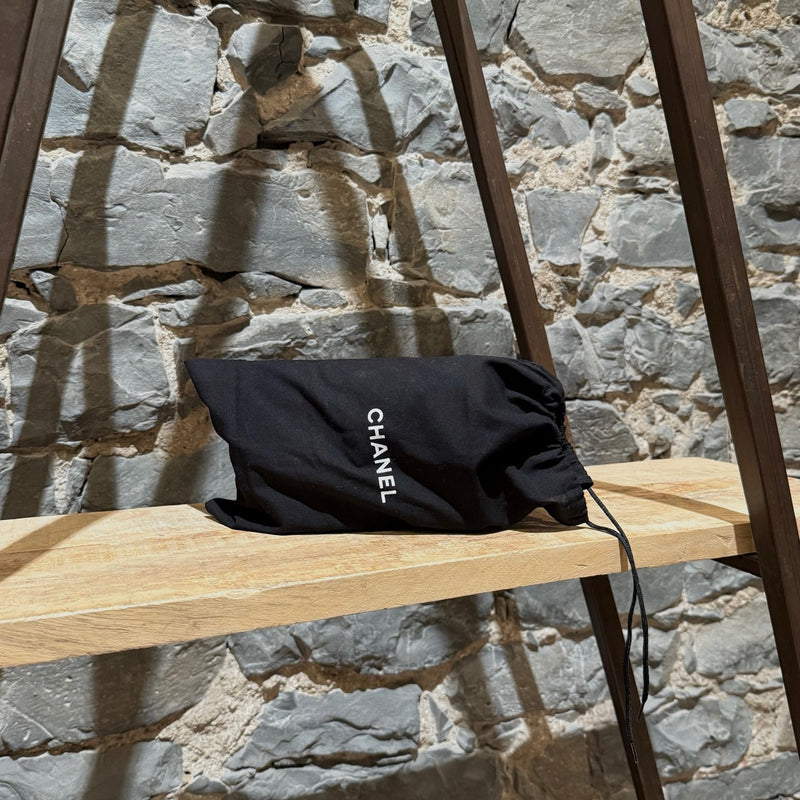 Branded dustbag of Chanel SS23 Blue White Tweed Rectangular Mini Classic Flap Bag